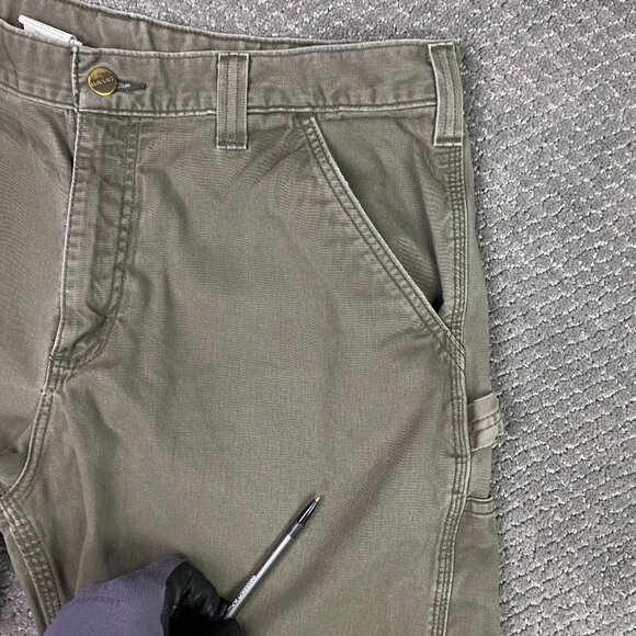 Carhartt Relaxed Fit Washed Twill Utility Work Pants Men's 36 x 34 Fit 36 x 32 - Picture 6 of 12